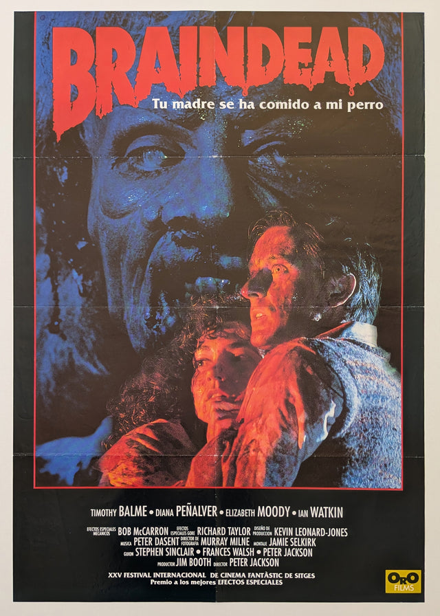 BRAINDEAD (1992) – Spanish poster