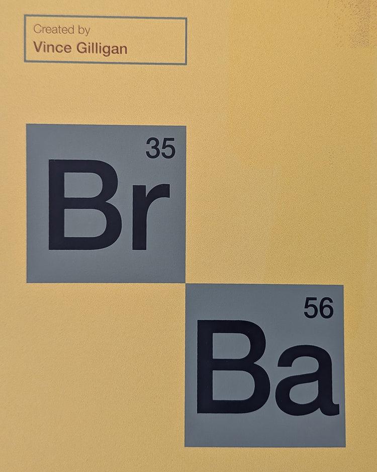 Breaking Bad by Aurelio Lorenzo - Limited Edition Vince Gilligan AMPLimited edition Breaking Bad screen print by Aurelio Lorenzo. Hand-numbered silkscreen, edition of 100. Vince Gilligan AMC series, 24x36 inches, mint.