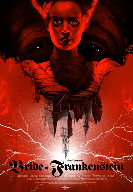 frankenstein poster mondo