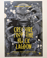 CREATURE FROM THE BLACK LAGOON (silver screen) by Martin Ansin
