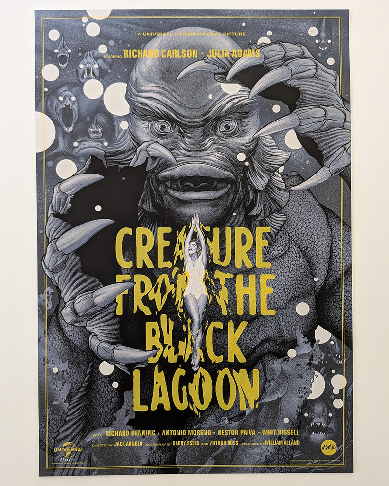 CREATURE FROM THE BLACK LAGOON (silver screen) by Martin Ansin