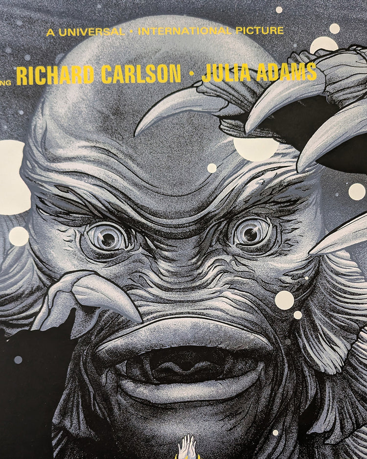 CREATURE FROM THE BLACK LAGOON (silver screen) by Martin Ansin