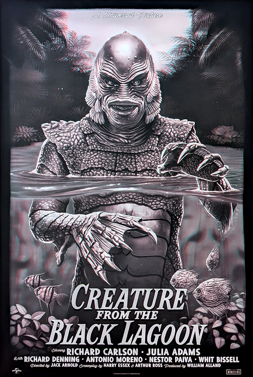 CREATURE FROM THE BLACK LAGOON (3D variant) by Tom Walker