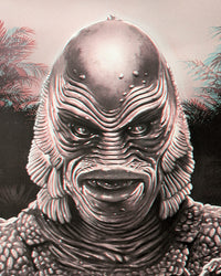 CREATURE FROM THE BLACK LAGOON (3D variant) by Tom Walker