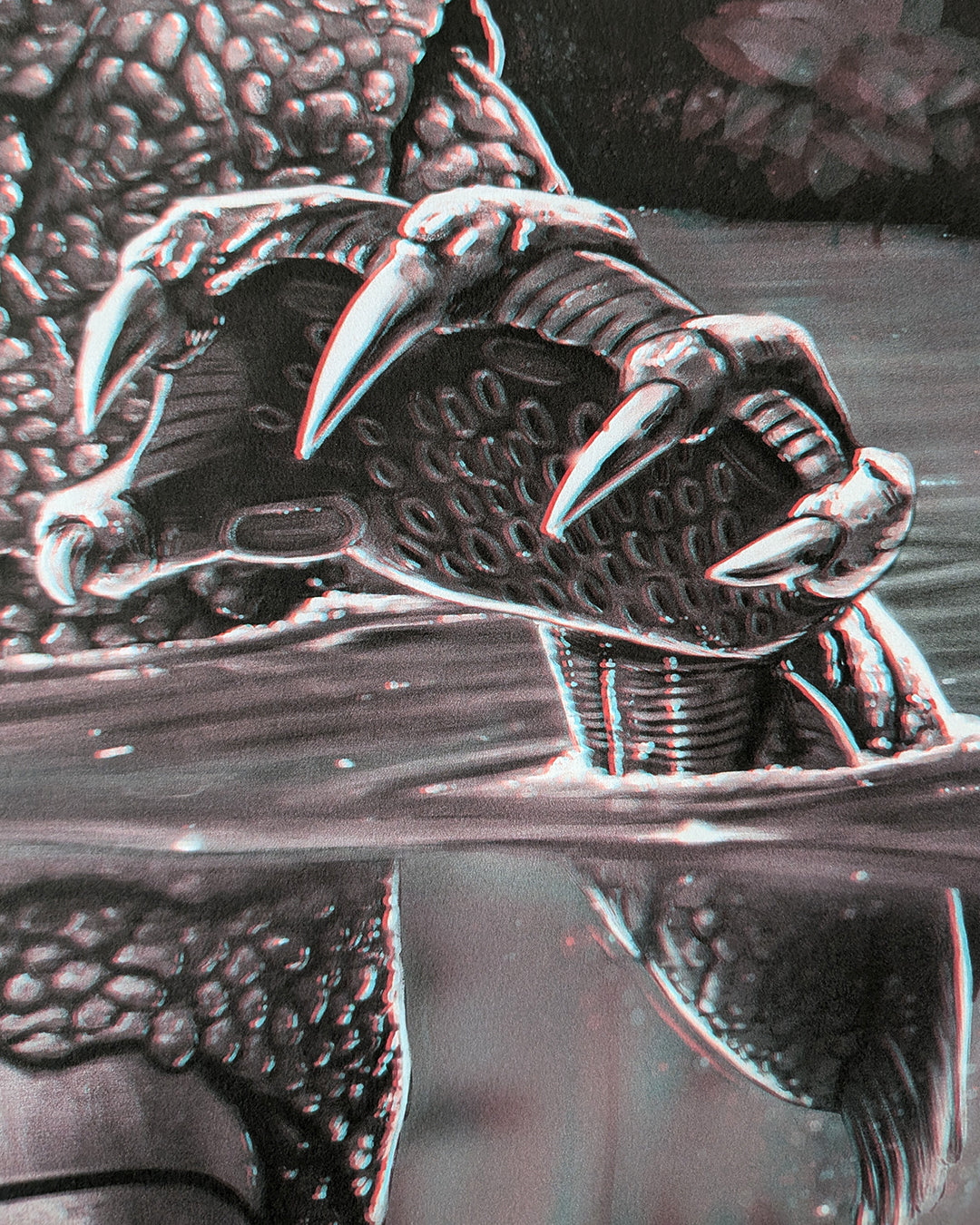 CREATURE FROM THE BLACK LAGOON (3D variant) by Tom Walker