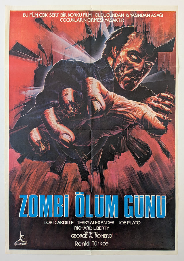 DAY OF THE DEAD (1985) – Turkish poster