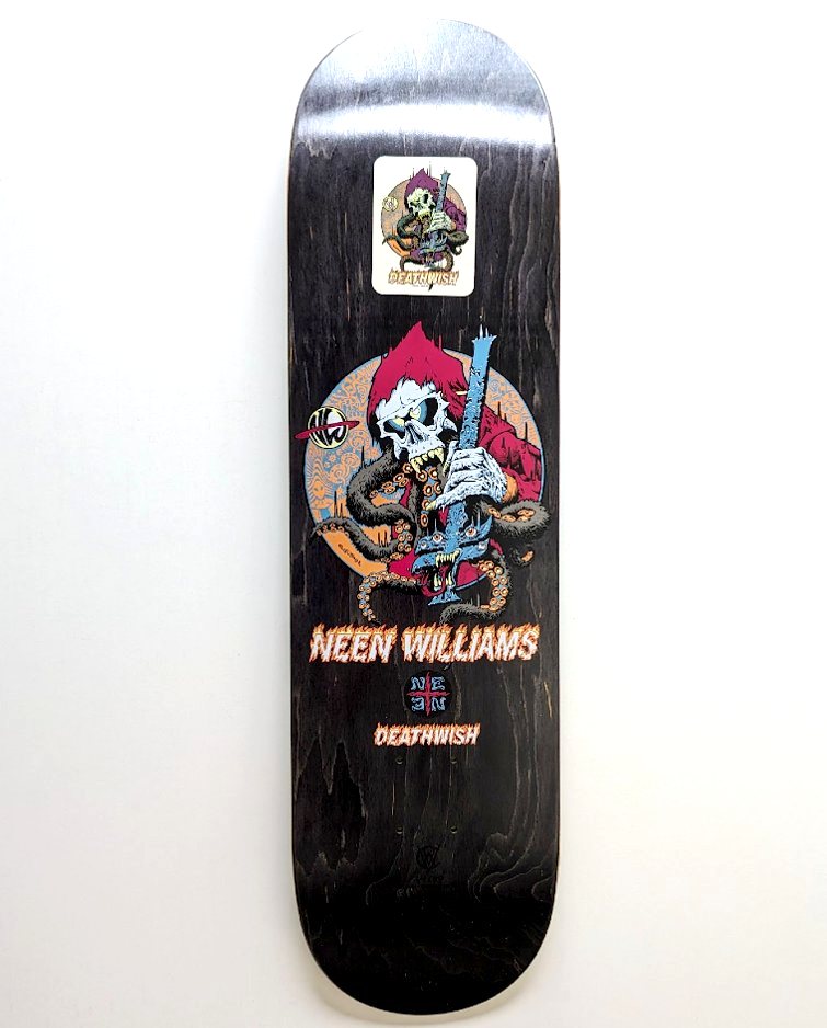 DEATHWISH Neen Williams Vacvvm Skate Deck (black) by Mike Sutfin