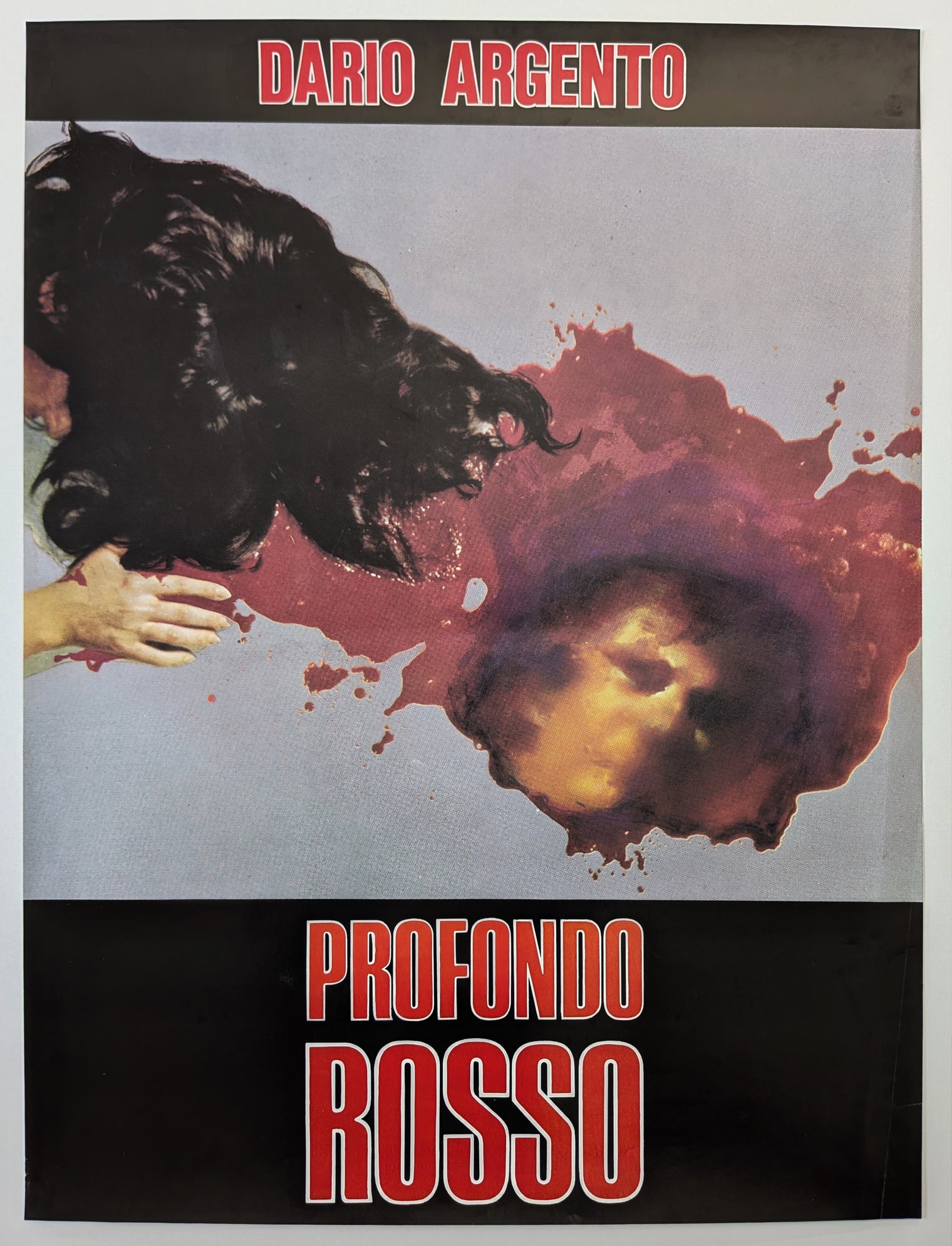 DEEP RED (1975) – Italian reissue poster