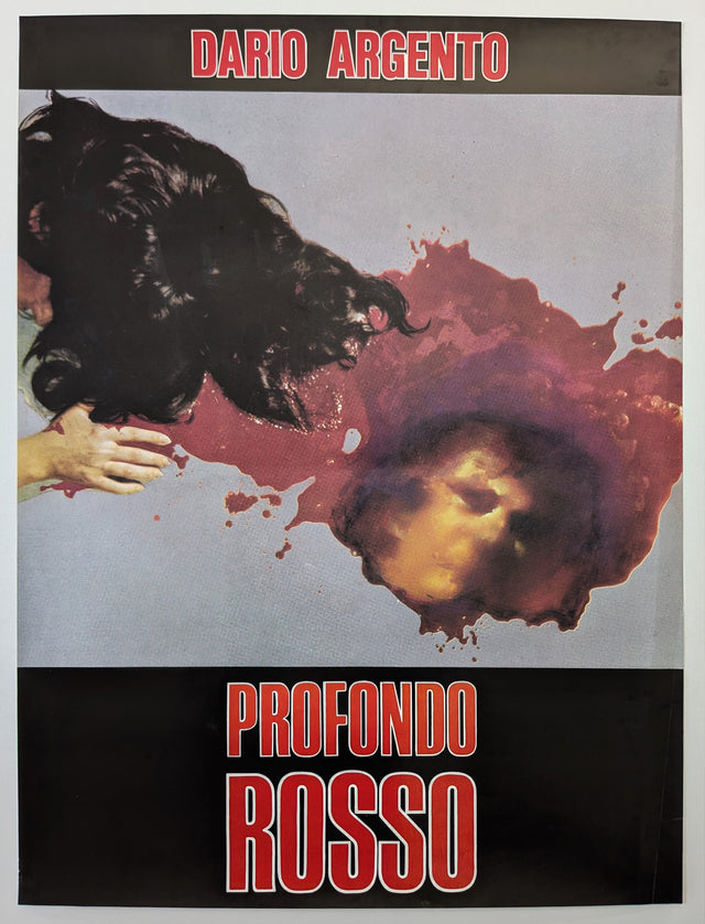 DEEP RED (1975) – Italian reissue poster
