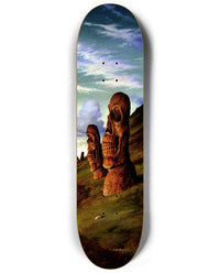 EASTER ISLAND Skate Deck by Jason Edmiston