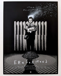 ERASERHEAD by Marko Manev limited edition screen print of David Lynch's 1977 horror masterpiece.