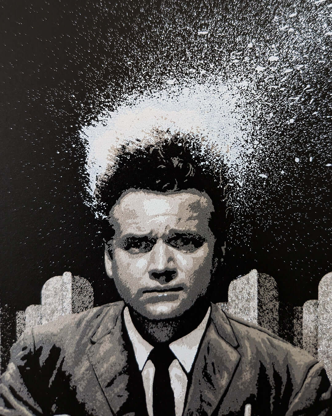 ERASERHEAD by Marko Manev limited edition screen print featuring a character from the film.