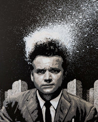 ERASERHEAD by Marko Manev limited edition screen print featuring a character from the film.