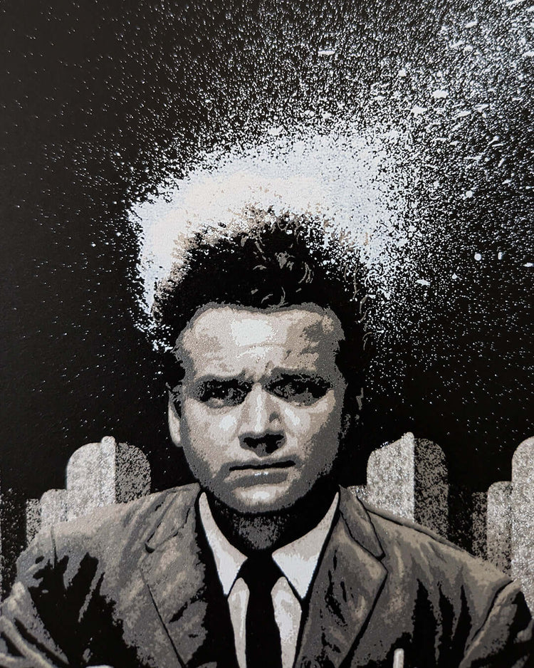 ERASERHEAD by Marko Manev limited edition screen print featuring a character from the film.