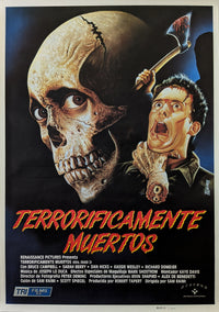 EVIL DEAD II (1987) – Spanish poster