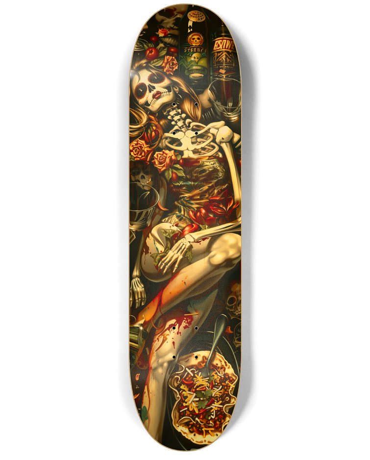 Feast of Eternity Skate Deck by lilproseeds