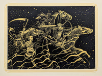 FOUR HORSEMEN (gold) by Florian Bertmer