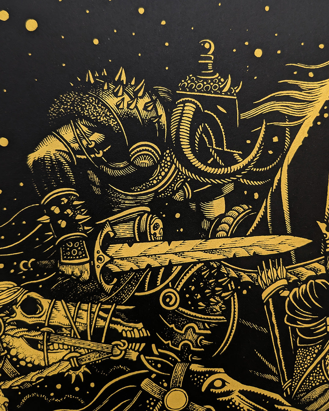 FOUR HORSEMEN (gold) by Florian Bertmer