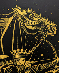 FOUR HORSEMEN (gold) by Florian Bertmer