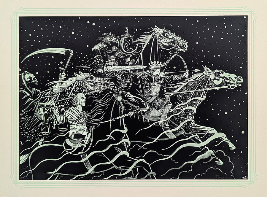 FOUR HORSEMEN (glow) by Florian Bertmer