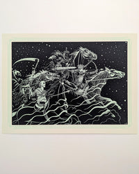 FOUR HORSEMEN (glow) by Florian Bertmer