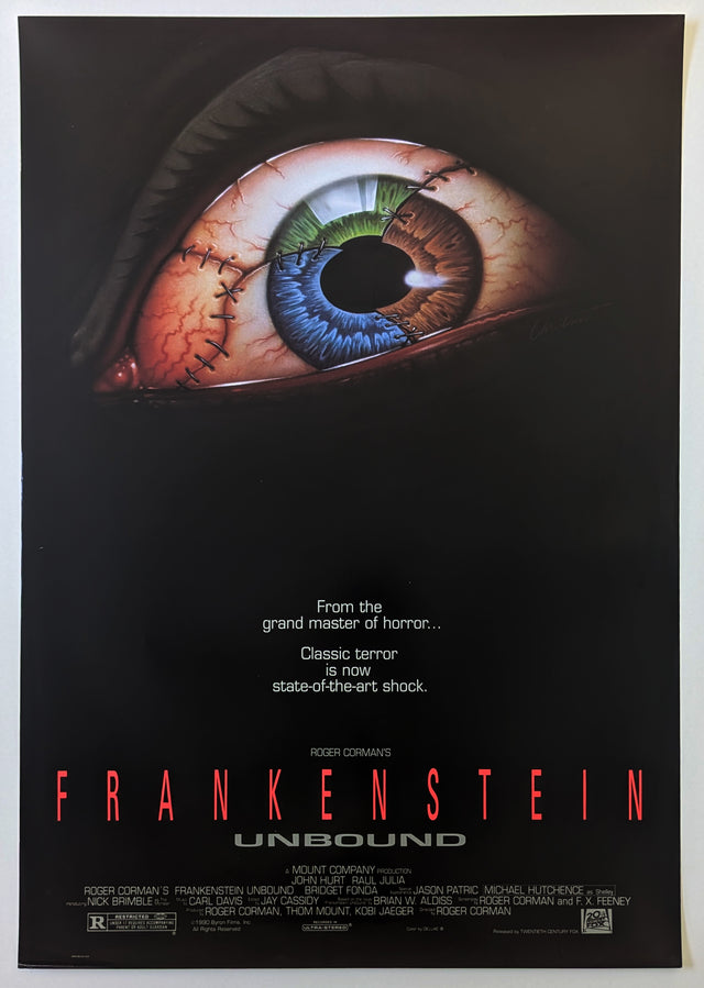 FRANKENSTEIN UNBOUND (1990) – U.S. One Sheet
