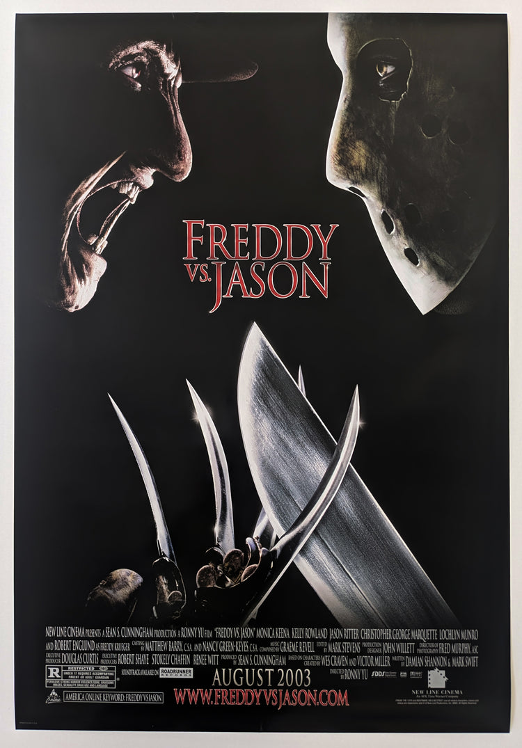 FREDDY VS. JASON (2003) – US double sided advance poster