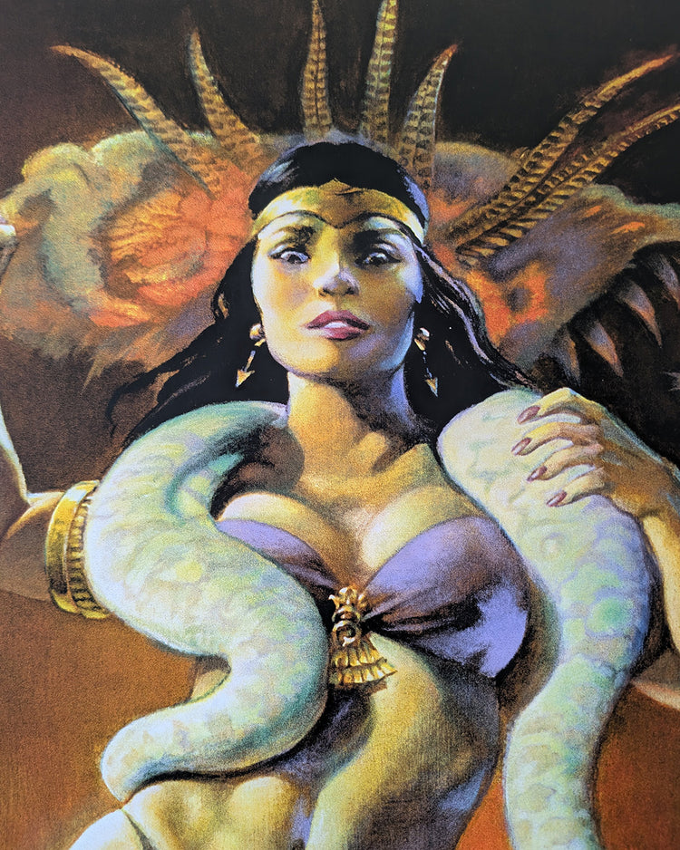 From Dusk Till Dawn by Frank Frazetta & Edmiston Art Print Edition AMPLimited edition From Dusk Till Dawn screen print. Frank Frazetta original art, separations by Jason Edmiston. Edition of 70, private commission, mint.