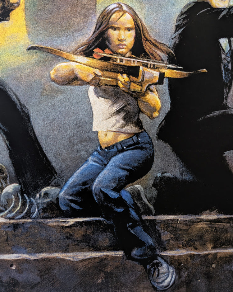 From Dusk Till Dawn by Frank Frazetta & Edmiston Art Print Edition AMPLimited edition From Dusk Till Dawn screen print. Frank Frazetta original art, separations by Jason Edmiston. Edition of 70, private commission, mint.
