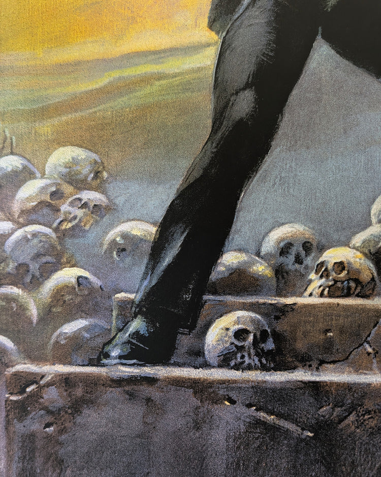 From Dusk Till Dawn by Frank Frazetta & Edmiston Art Print Edition AMPLimited edition From Dusk Till Dawn screen print. Frank Frazetta original art, separations by Jason Edmiston. Edition of 70, private commission, mint.