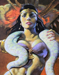 From Dusk Till Dawn by Frank Frazetta & Edmiston - Regular Edition AMPLimited edition From Dusk Till Dawn screen print. Frank Frazetta original art, separations by Jason Edmiston. Edition of 70, private commission, mint.