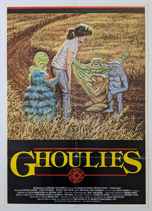 GHOULIES (1984) – US one sheet
