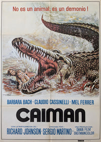GREAT ALLIGATOR, THE (1979) – Spanish poster
