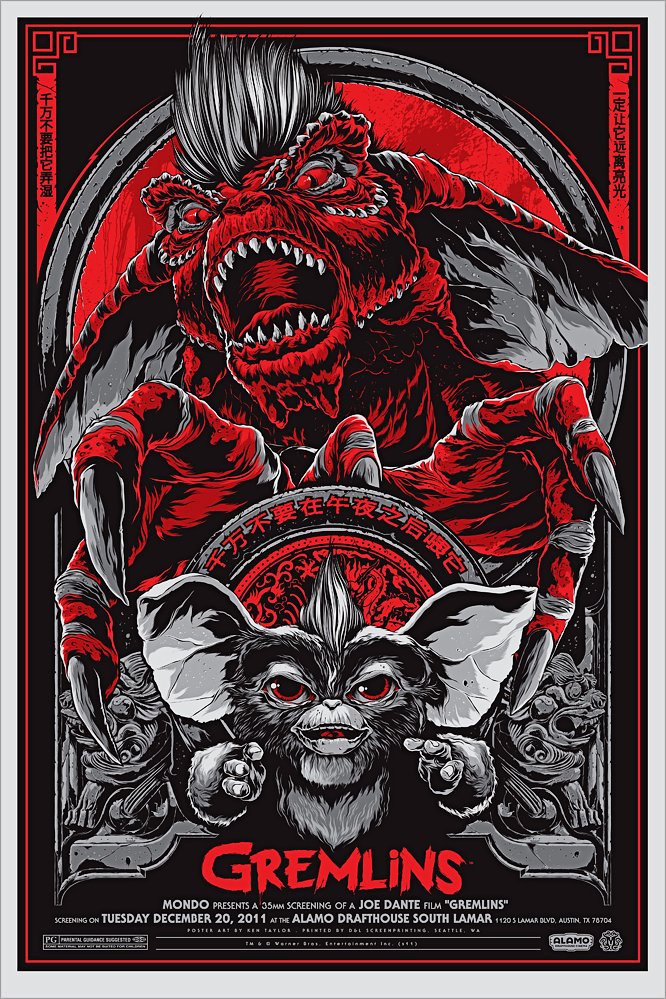 GREMLINS (variant) by Ken Taylor – RARE PRINTS AND POSTERS