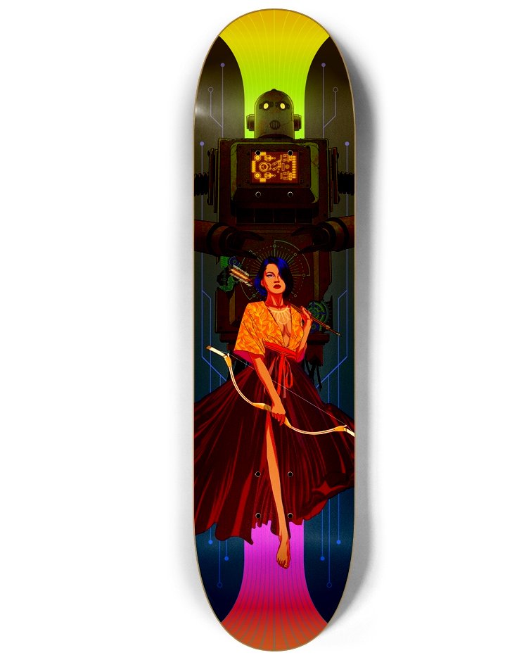 THPS SKATE DECK by Kevin Tong HY-CYBER 1 of 4 Tong Designs – RARE ...