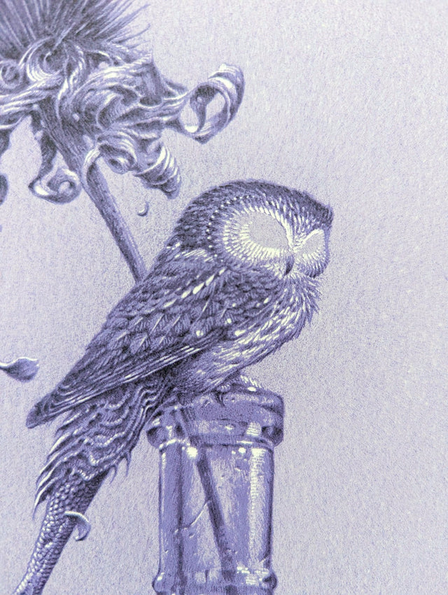 IKEBANA I (purple) by Aaron Horkey