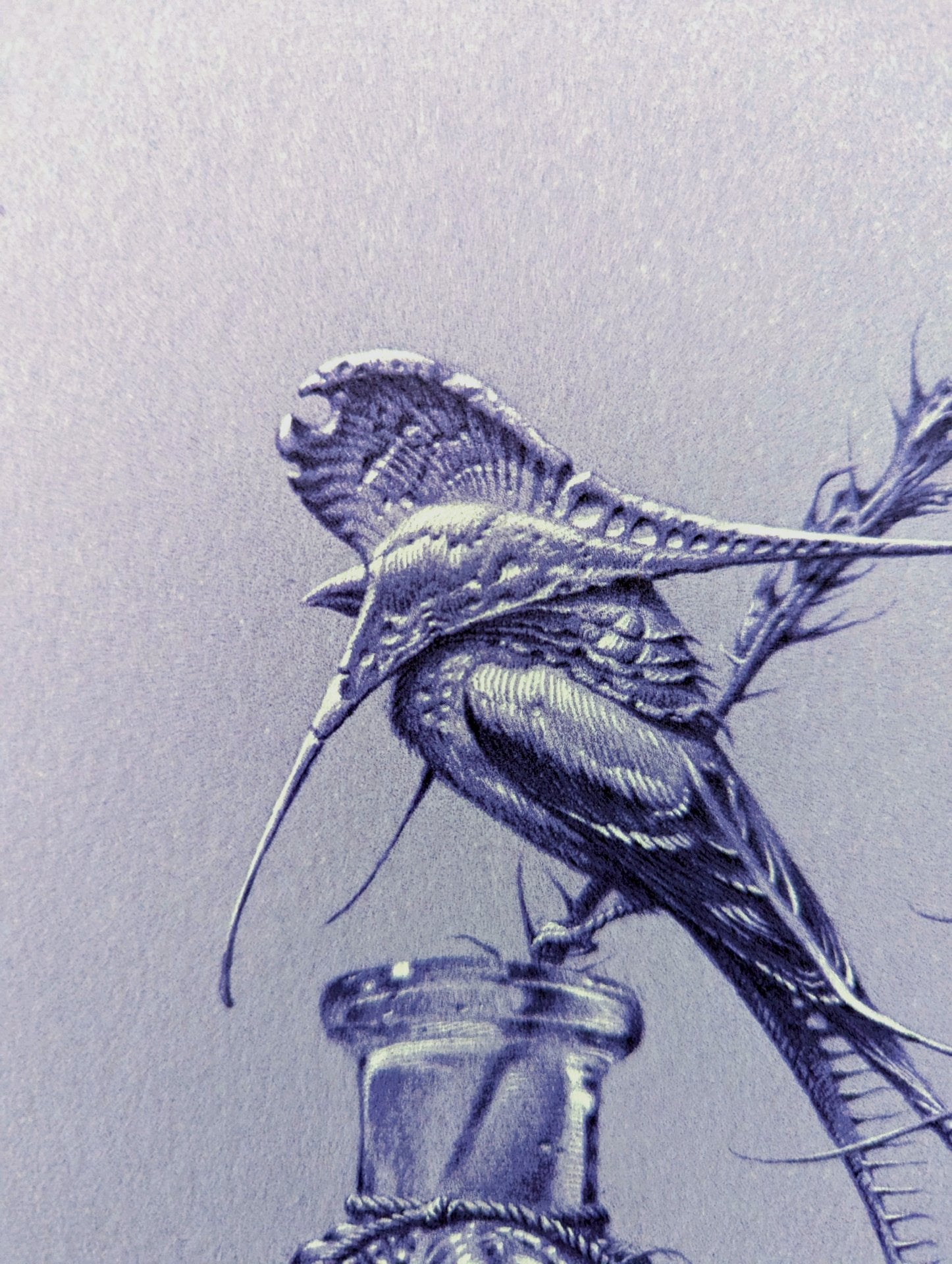 IKEBANA II (purple) by Aaron Horkey