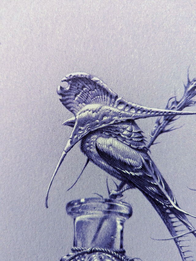 IKEBANA II (purple) by Aaron Horkey