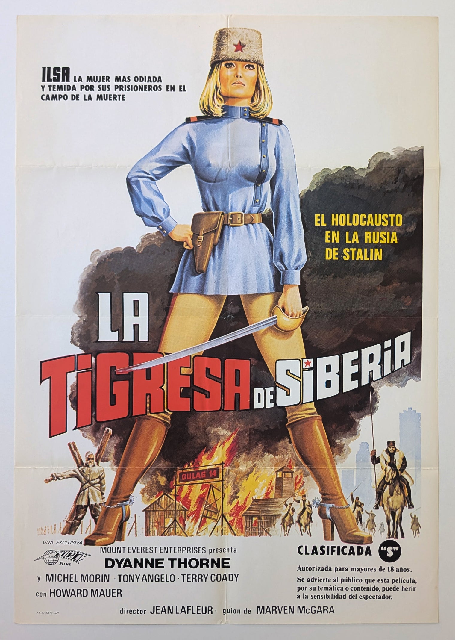 ILSA, THE TIGRESS OF SIBERIA - Spanish poster