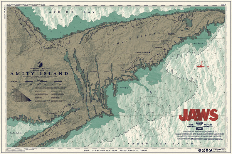 JAWS (green variant) by Anthony Petrie