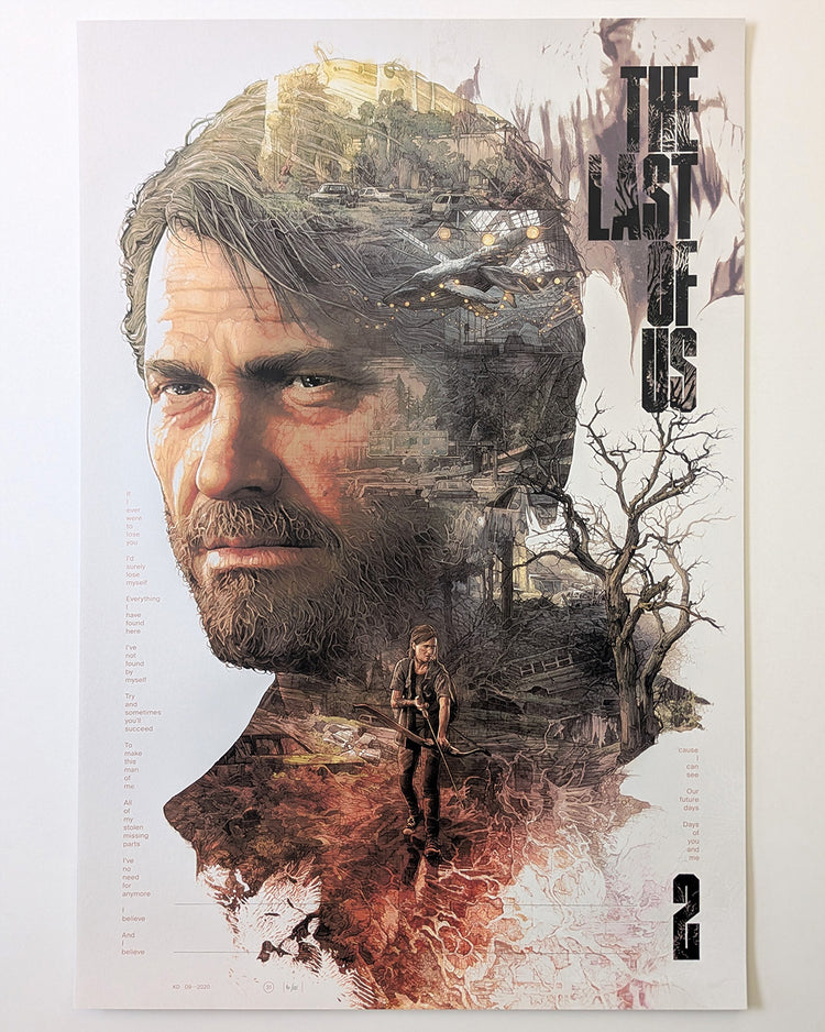 The Last of Us II by Krzysztof Domaradzki - Limited Edition Regular AMPLimited edition The Last of Us II screen print by Krzysztof Domaradzki. Hand-numbered 17-color silkscreen, regular edition of 125. 24x36 inches, mint.