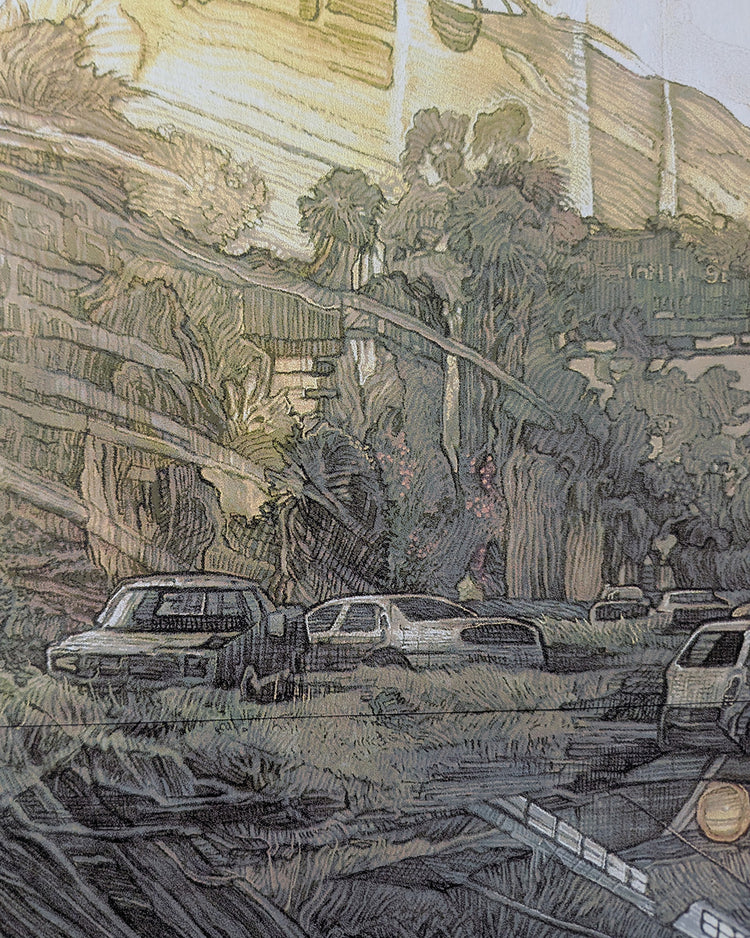 The Last of Us II by Krzysztof Domaradzki - Limited Edition Regular AMPLimited edition The Last of Us II screen print by Krzysztof Domaradzki. Hand-numbered 17-color silkscreen, regular edition of 125. 24x36 inches, mint.