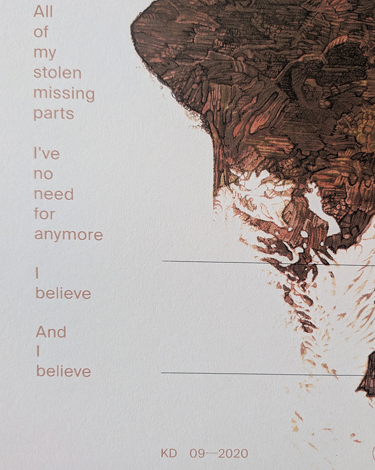 The Last of Us II by Krzysztof Domaradzki - Limited Edition Regular AMPLimited edition The Last of Us II screen print by Krzysztof Domaradzki. Hand-numbered 17-color silkscreen, regular edition of 125. 24x36 inches, mint.