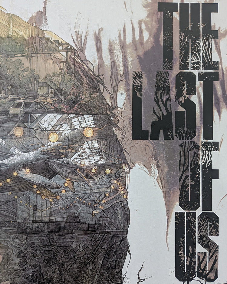 The Last of Us II by Krzysztof Domaradzki - Limited Edition Regular AMPLimited edition The Last of Us II screen print by Krzysztof Domaradzki. Hand-numbered 17-color silkscreen, regular edition of 125. 24x36 inches, mint.
