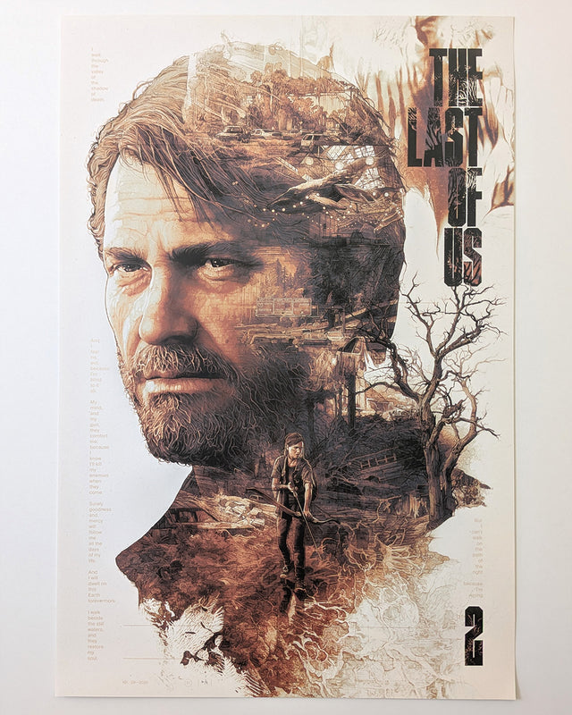 The Last of Us II by Krzysztof Domaradzki - Limited Edition Variant AMPLimited edition The Last of Us II screen print by Krzysztof Domaradzki. Hand-numbered 11-color silkscreen, variant edition of 90. 24x36 inches, mint.