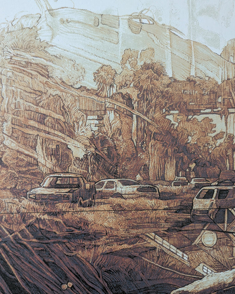 The Last of Us II by Krzysztof Domaradzki - Limited Edition Variant AMPLimited edition The Last of Us II screen print by Krzysztof Domaradzki. Hand-numbered 11-color silkscreen, variant edition of 90. 24x36 inches, mint.