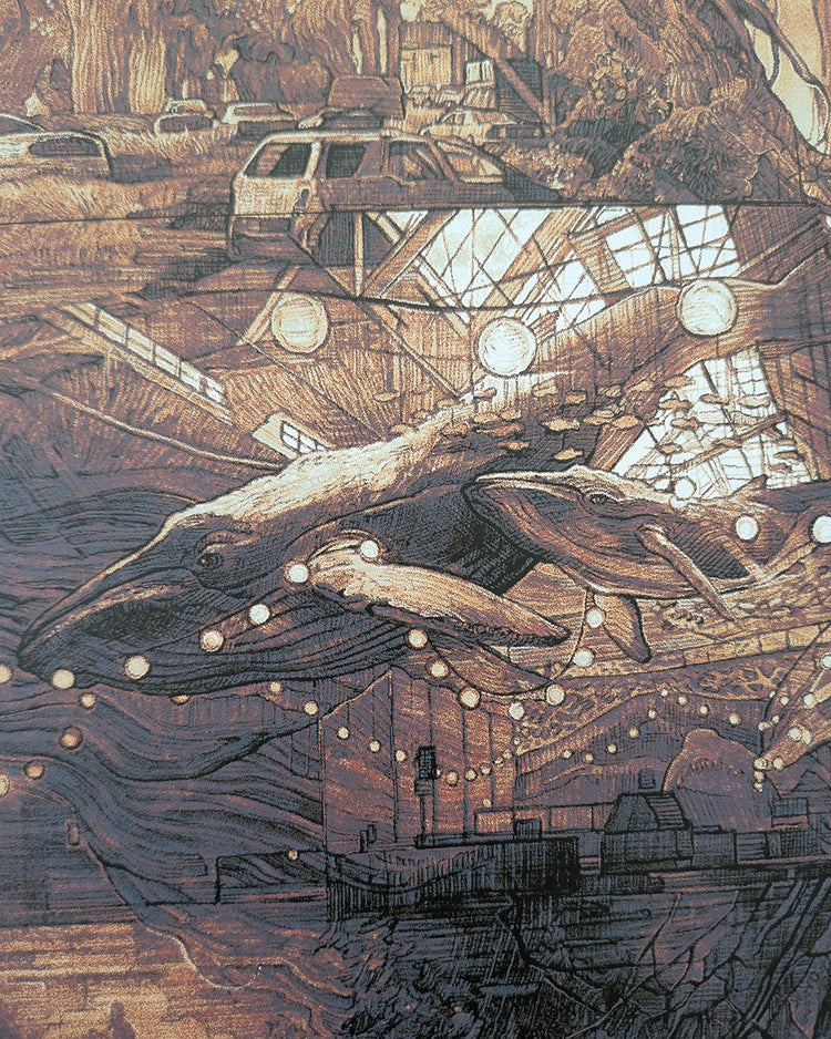 The Last of Us II by Krzysztof Domaradzki - Limited Edition Variant AMPLimited edition The Last of Us II screen print by Krzysztof Domaradzki. Hand-numbered 11-color silkscreen, variant edition of 90. 24x36 inches, mint.