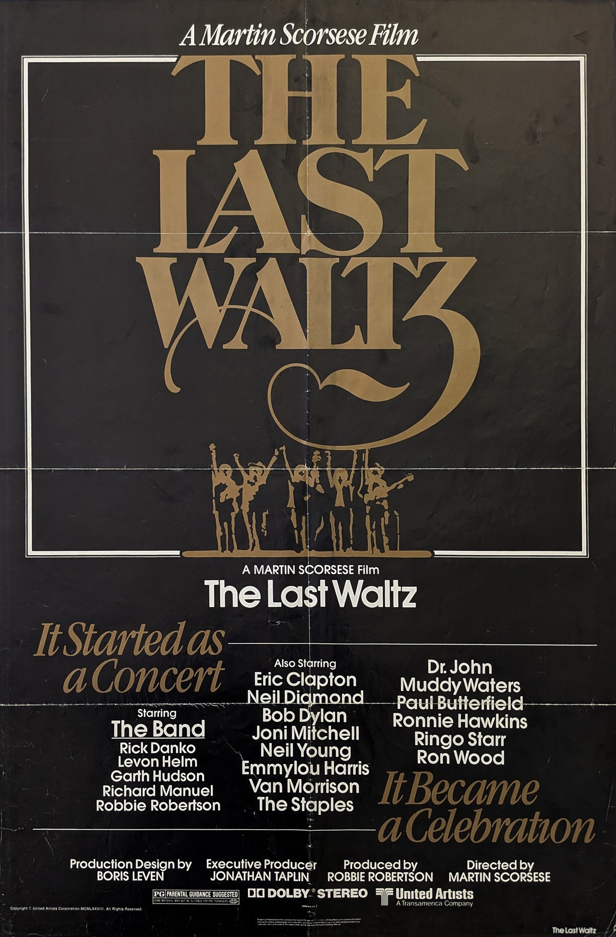 LAST WALTZ, THE (1978) – US one sheet