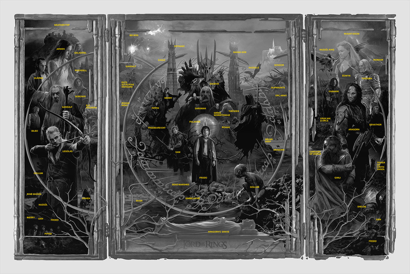 LORD OF THE RINGS TRILOGY, THE (regular) by Grzegorz "Gabz" Domaradzki