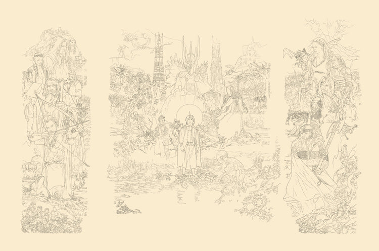 LORD OF THE RINGS TRILOGY, THE (regular) by Grzegorz "Gabz" Domaradzki